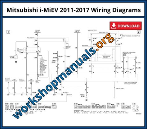 2013 Mitsubishi I Miev Manual and Wiring Diagram