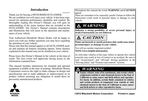 2013 Mitsubishi Outlander Manual DO Proprietario Portuguese Manual and Wiring Diagram