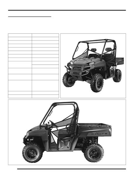 2013 Polaris Ranger 800 4x4 Crew 6x6 Eps Service Manual