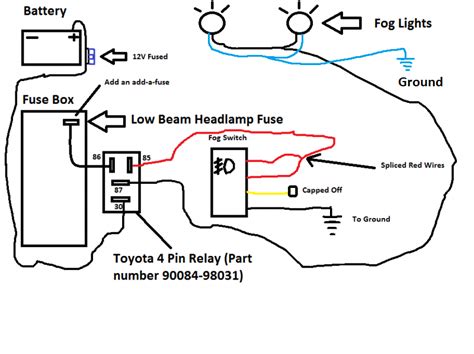 2013 Toyota Camry Fog Lights Wiring Diagram