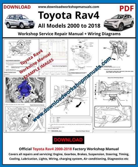 2013 Toyota Rav4 DO IT Yourself Maintenance Manual and Wiring Diagram
