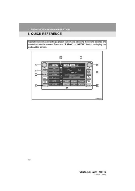 2013 Toyota Venza Manuel DU Proprietaire French Manual and Wiring Diagram