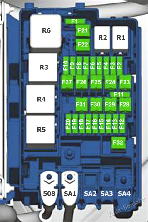 2013 volkswagen jetta fuse box map 