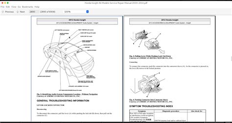 2014 Honda Insight Manual and Wiring Diagram