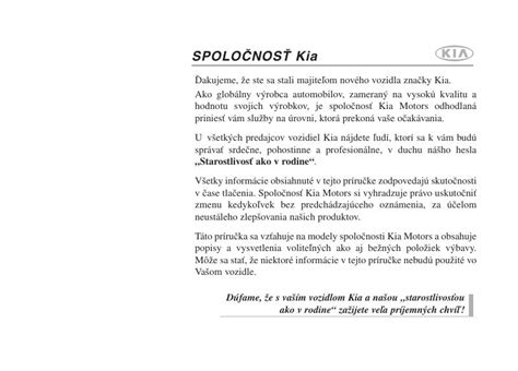 2014 Kia Carens Uzivatelska Prirucka Slovak Manual and Wiring Diagram