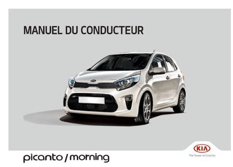 2014 Kia Picanto Manuel DU Proprietaire French Manual and Wiring Diagram
