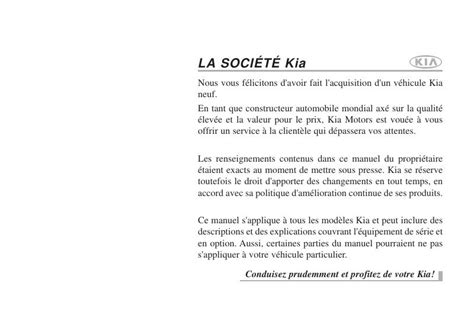 2014 Kia Sorento Manuel DU Proprietaire French Manual and Wiring Diagram