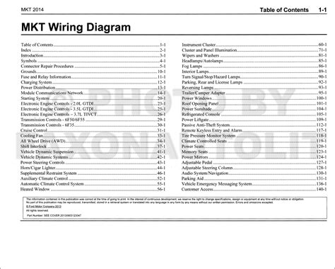2014 Lincoln Mkt Manual and Wiring Diagram
