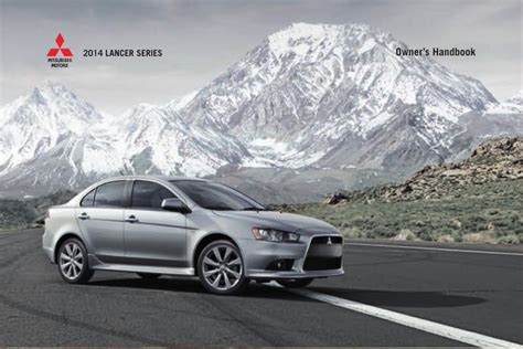 2014 Mitsubishi Lancer Sportback Owner S Handbook Manual and Wiring Diagram