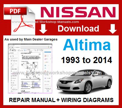 2014 Nissan Altima Manual and Wiring Diagram