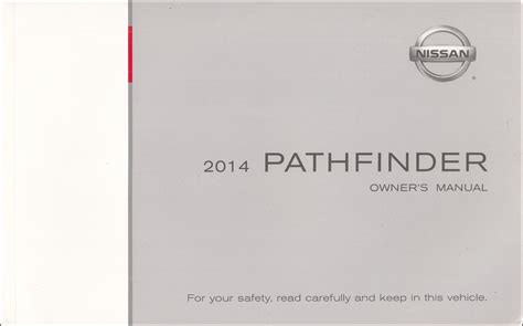 2014 Nissan Pathfinder Owner Manual Manual and Wiring Diagram