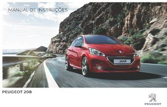 2014 Peugeot 208 Manual DO Proprietario Portuguese Manual and Wiring Diagram