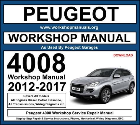2014 Peugeot 4008 Manual and Wiring Diagram