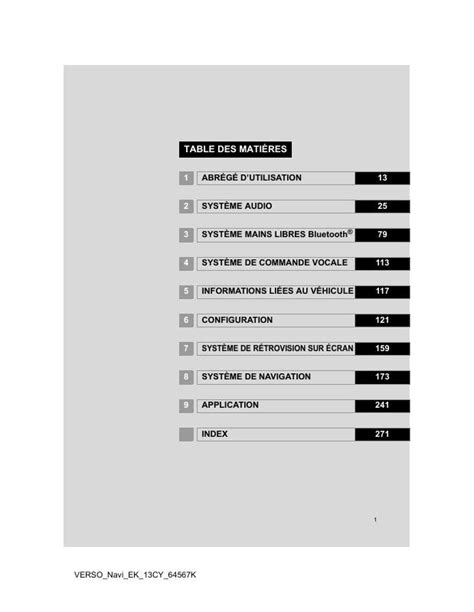 2014 Toyota Matrix Manuel DU Proprietaire French Manual and Wiring Diagram