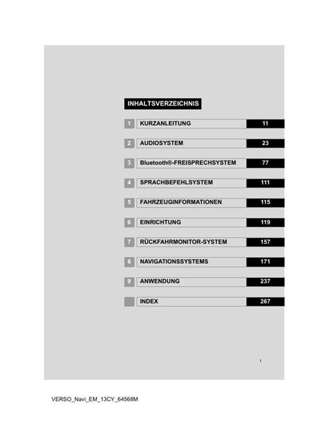 2014 Toyota Verso Navigation Handbuch German Manual and Wiring Diagram