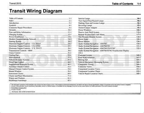 2015 Ford Transit Wiring Diagram