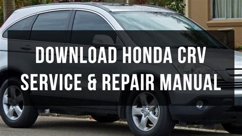 2015 Honda Crv Ex Service Manual