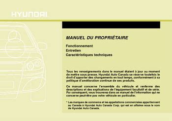 2015 Hyundai Santa FE Manuel DU Proprietaire French Manual and Wiring Diagram