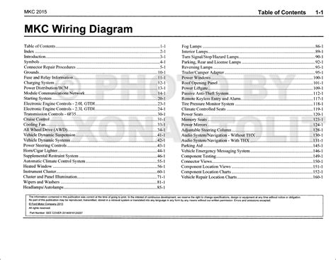 2015 Lincoln Mkc Manual and Wiring Diagram