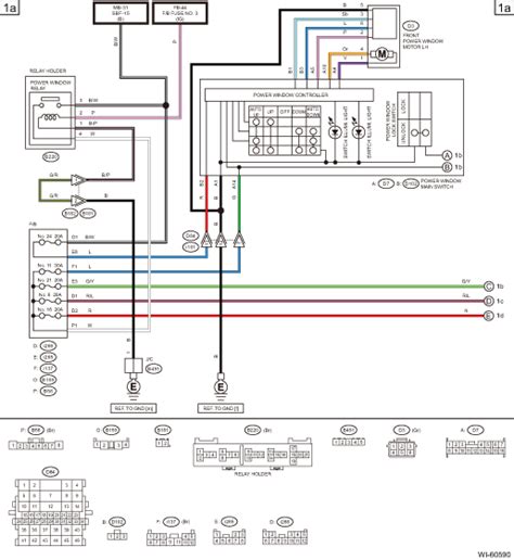 2015 Subaru Legacy Power Window Wiring Diagram