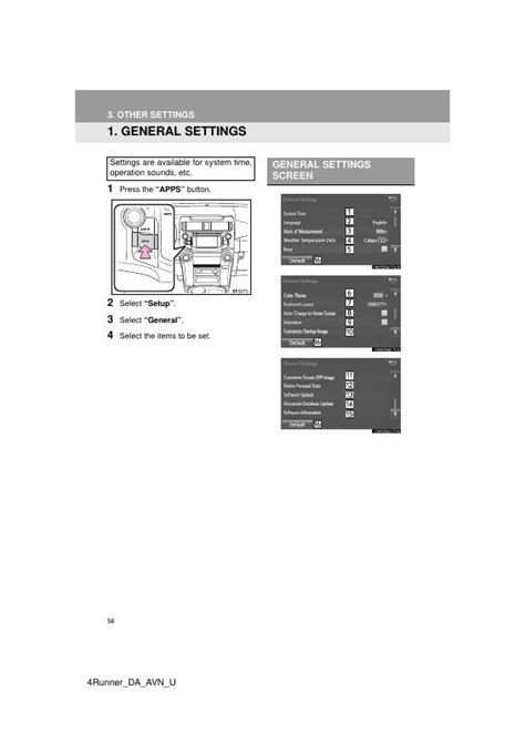 2015 Toyota 4runner 2015 4runner Other Settings Manual and Wiring Diagram