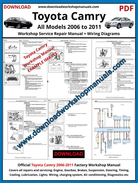 2015 Toyota Camry Maintenance Requirements Manual and Wiring Diagram