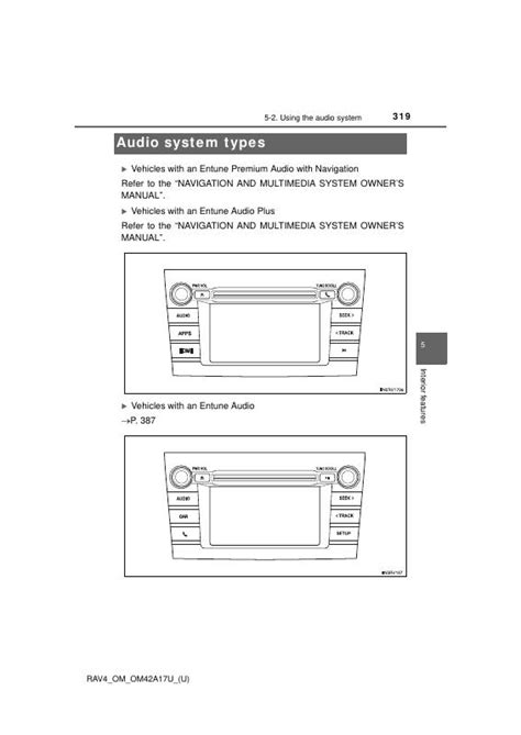 2015 Toyota Rav4 Using The Audio System Manual and Wiring Diagram