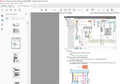 2015 Toyota Tacoma Wiring Diagram