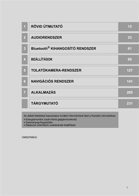 2015 Toyota Yaris Navigacio Kezikonyv Hungarian Manual and Wiring Diagram