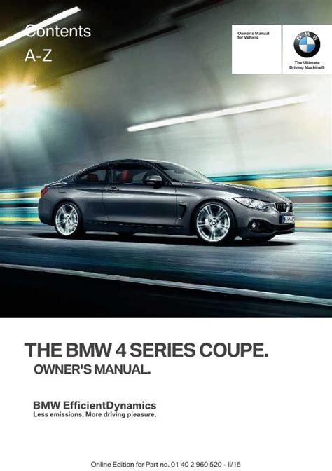 2016 BMW 435i xDrive Coupe Manual and Wiring Diagram