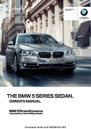 2016 BMW 550i xDrive Sedan Manual and Wiring Diagram