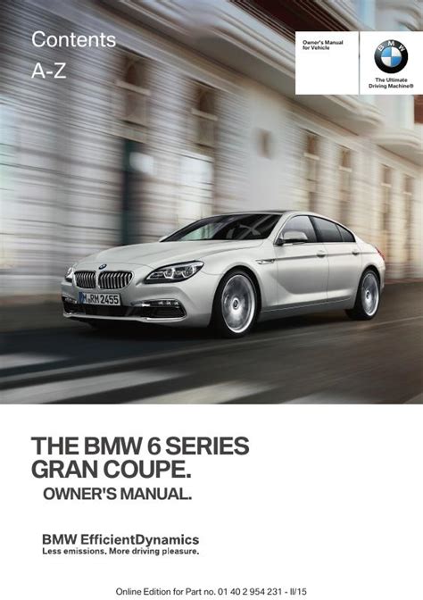 2016 BMW 650i xDrive Gran Coupe Manual and Wiring Diagram