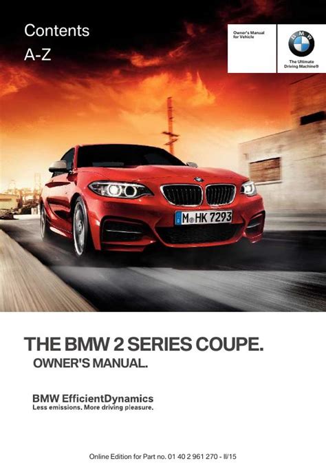 2016 BMW M235i xDrive Coupe Manual and Wiring Diagram