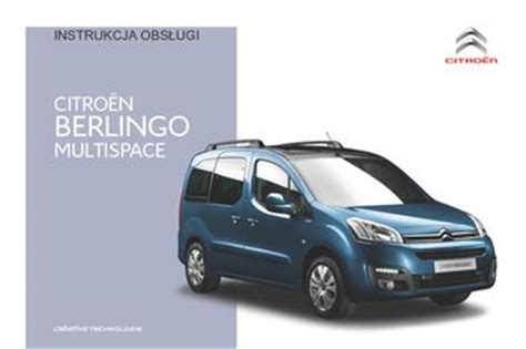 2016 Citron Berlingo Multispace Instrukcja Obslugi Polish Manual and Wiring Diagram