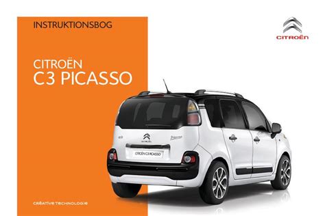 2016 Citron C3 Picasso Instruktionsbog Danish Manual and Wiring Diagram