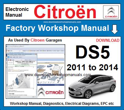 2016 Citron Ds5 Rhd UK Australia Manual and Wiring Diagram