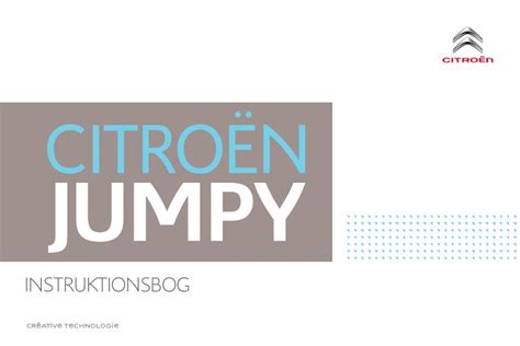 2016 Citron Jumpy Instruktionsbog Danish Manual and Wiring Diagram