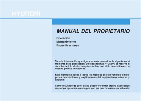 2016 Hyundai I20 Manual Del Propietario Spanish Manual and Wiring Diagram