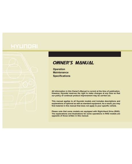 2016 Hyundai I40 Manual Del Propietario Spanish Manual and Wiring Diagram