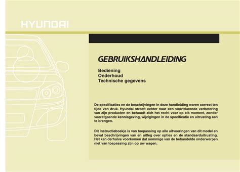 2016 Hyundai Santa FE Handleiding Dutch Manual and Wiring Diagram