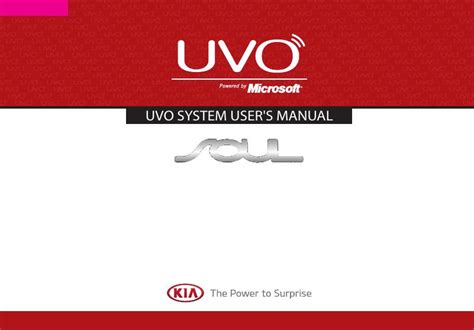 2016 Kia Soul Uvo System User S Manual Manual and Wiring Diagram