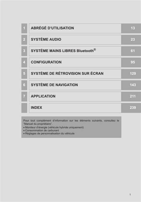 2016 Toyota Yaris Systeme DE Navigation Manuel DU Proprietaire French Manual and Wiring Diagram