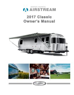 2017 Airstream Classic Manual and Wiring Diagram