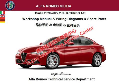 2017 Alfa Romeo Romeo Guilia Manual and Wiring Diagram