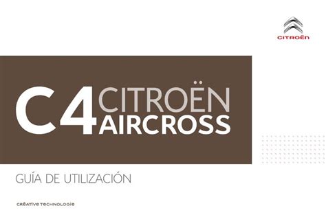 2017 Citron C4 Aircross Manual Del Propietario Spanish Manual and Wiring Diagram