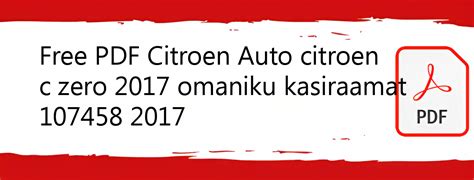 2017 Citron C5 Omaniku Kasiraamat Estonian Manual and Wiring Diagram