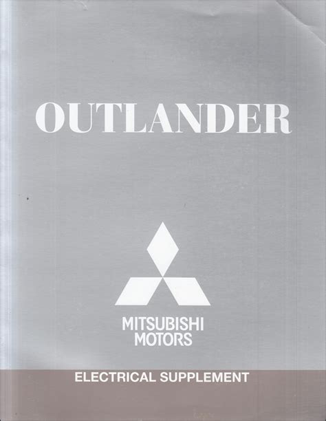 2017 Mitsubishi Outlander Diesel Manual and Wiring Diagram