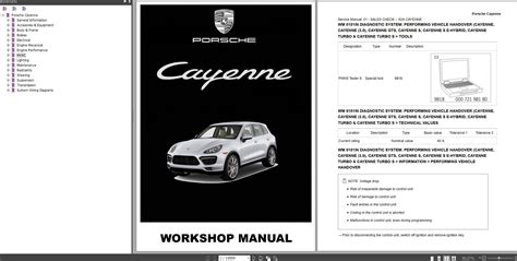 2017 Porsche Cayenne Manual and Wiring Diagram