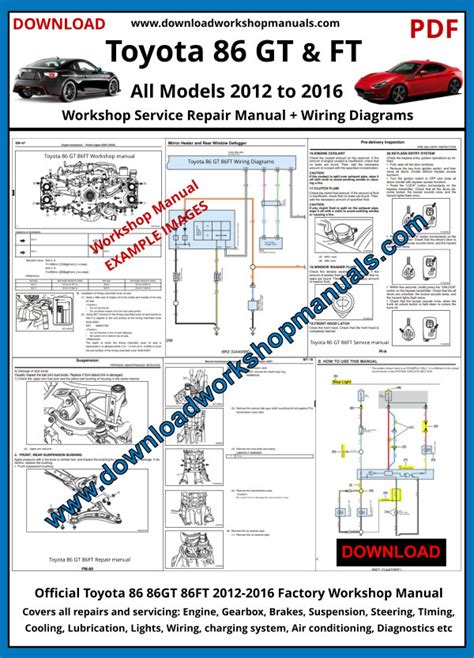 2017 Toyota 86 Tpa Rear Manual and Wiring Diagram