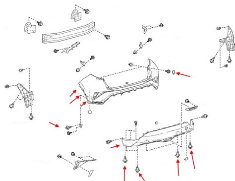 2017 Toyota C HR Rear Bumper Protection Plate Plastic Manual and Wiring Diagram